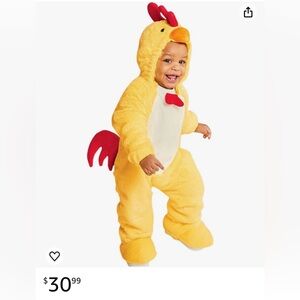 Fluffy adorable chicken costume. Halloween. Size 18-24 months. Yellow.